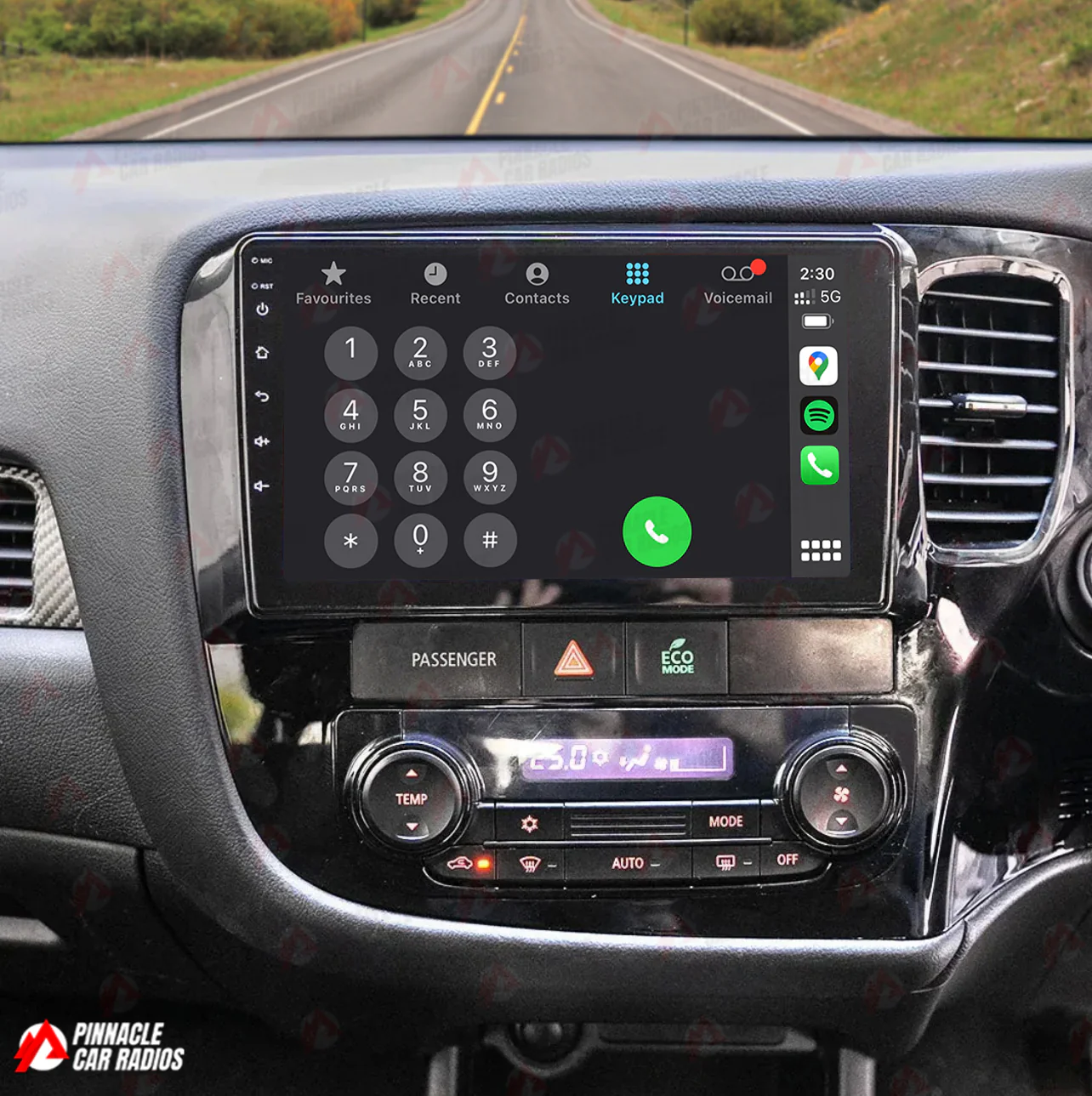Mitsubishi Outlander 2013-2020 Wireless CarPlay Headunit Kit - Image 4