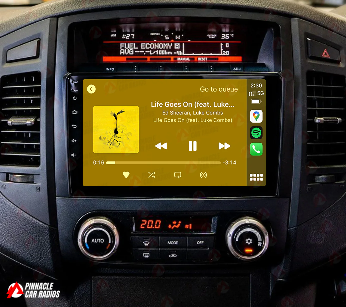 Mitsubishi Pajero 2006-2019 Wireless CarPlay Headunit Kit - Image 3
