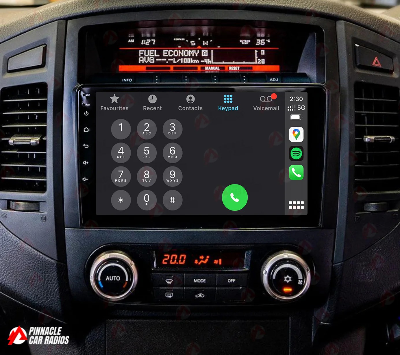 Mitsubishi Pajero 2006-2019 Wireless CarPlay Headunit Kit - Image 4