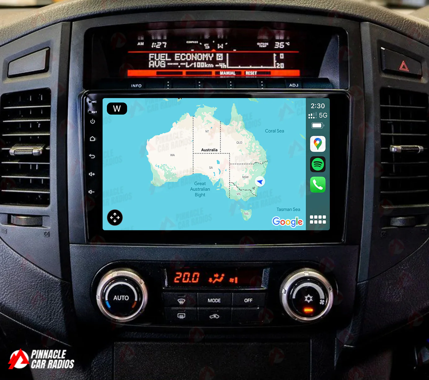 Mitsubishi Pajero 2006-2019 Wireless CarPlay Headunit Kit - Image 5