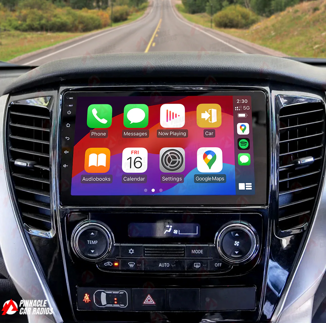 Mitsubishi Pajero Sport QF 2019-2024 Wireless CarPlay Headunit Kit