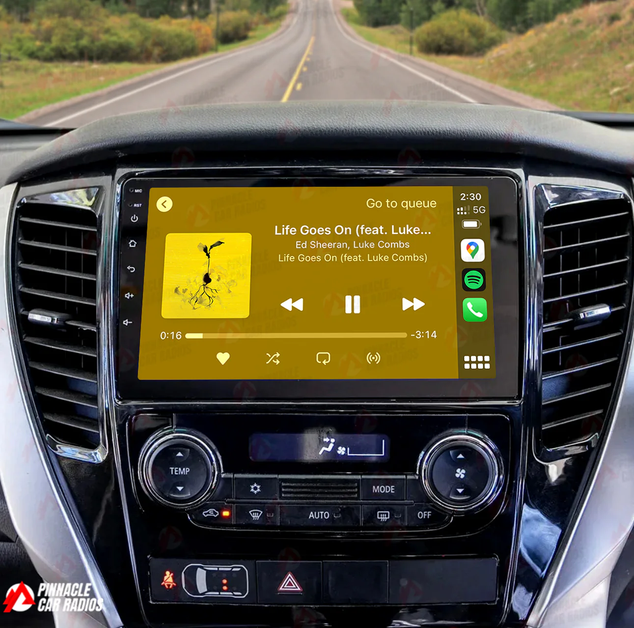 Mitsubishi Pajero Sport QF 2019-2024 Wireless CarPlay Headunit Kit - Image 3