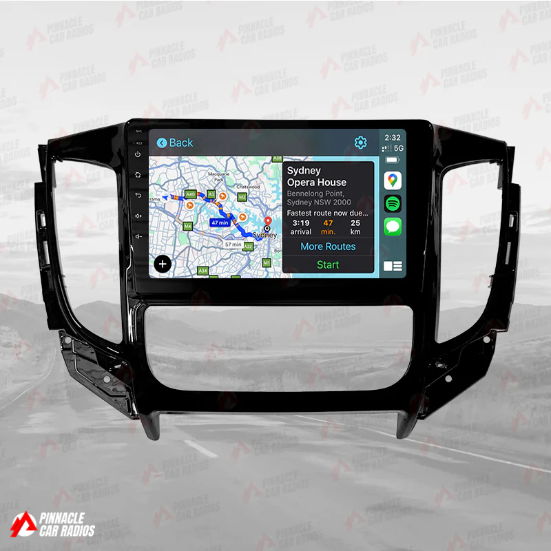 Mitsubishi Triton 2016-2023 Automatic AC Wireless CarPlay Headunit Kit - Image 8