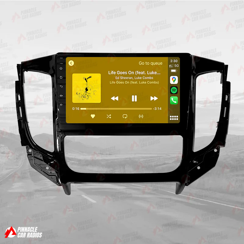 Mitsubishi Triton 2016-2023 Automatic AC Wireless CarPlay Headunit Kit - Image 9