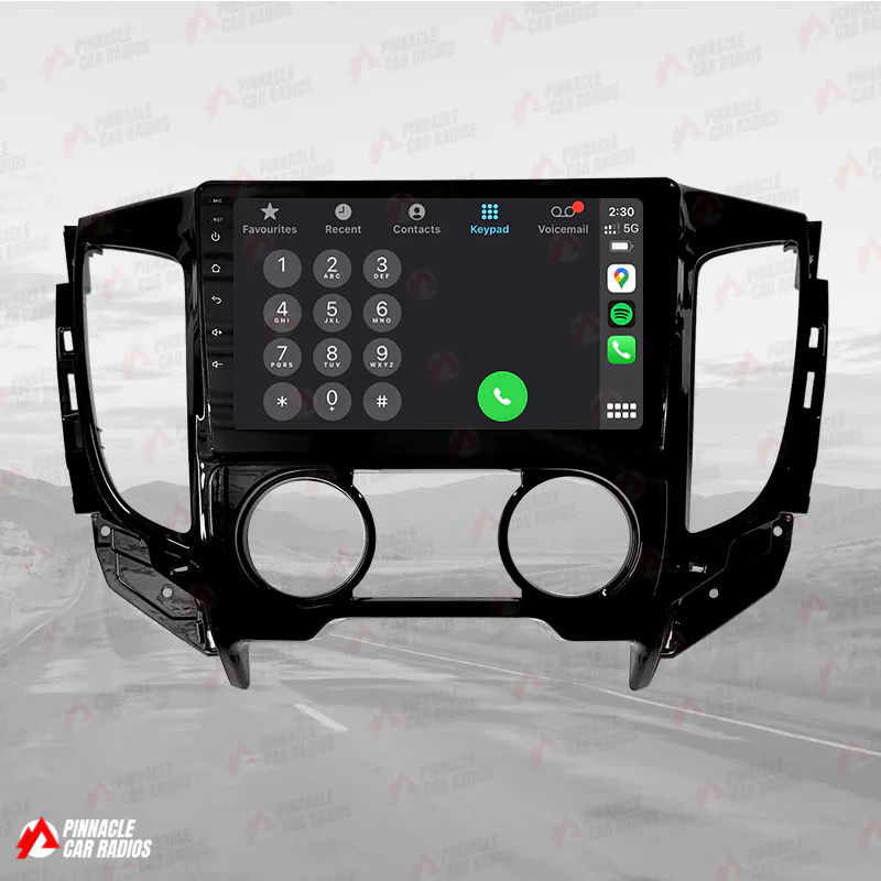 Mitsubishi Triton 2016-2023 Manual AC Wireless CarPlay Headunit Kit - Image 10