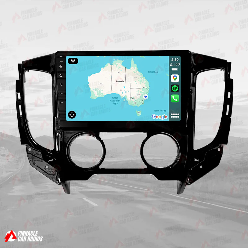 Mitsubishi Triton 2016-2023 Manual AC Wireless CarPlay Headunit Kit - Image 11