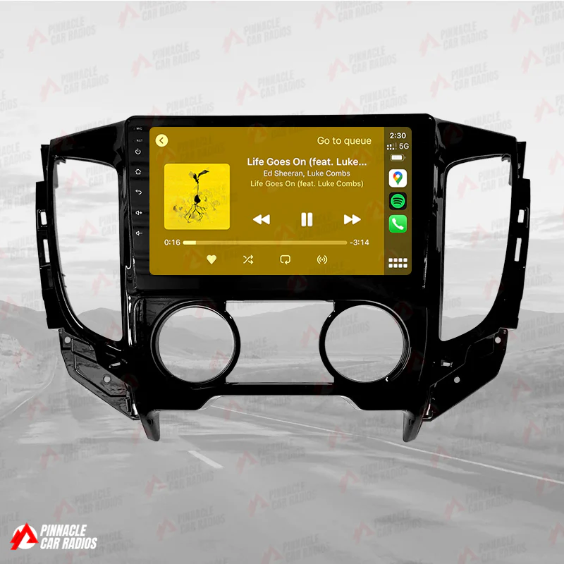 Mitsubishi Triton 2016-2023 Manual AC Wireless CarPlay Headunit Kit - Image 9
