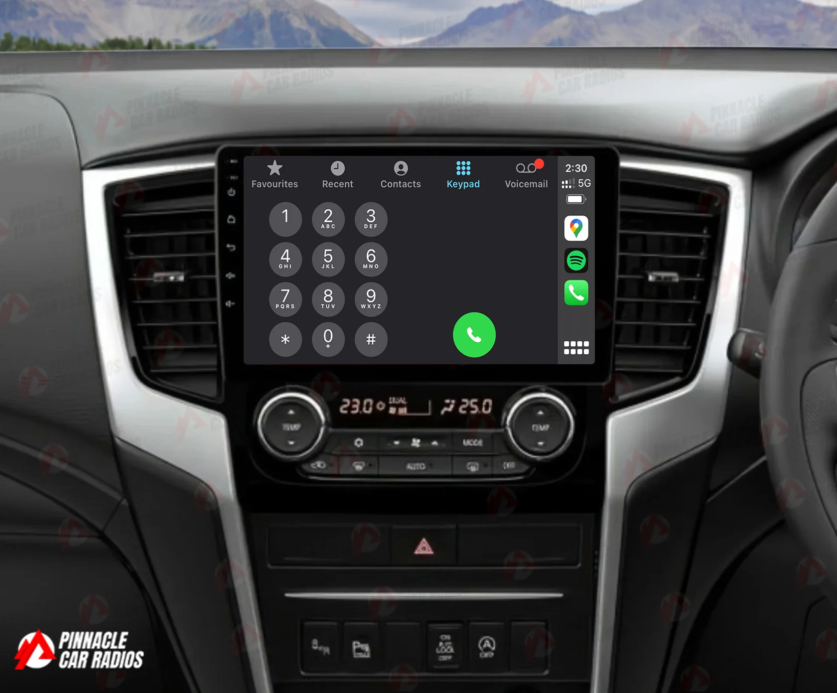 Mitsubishi Triton 2019-2024 Wireless CarPlay Headunit Kit - Image 4