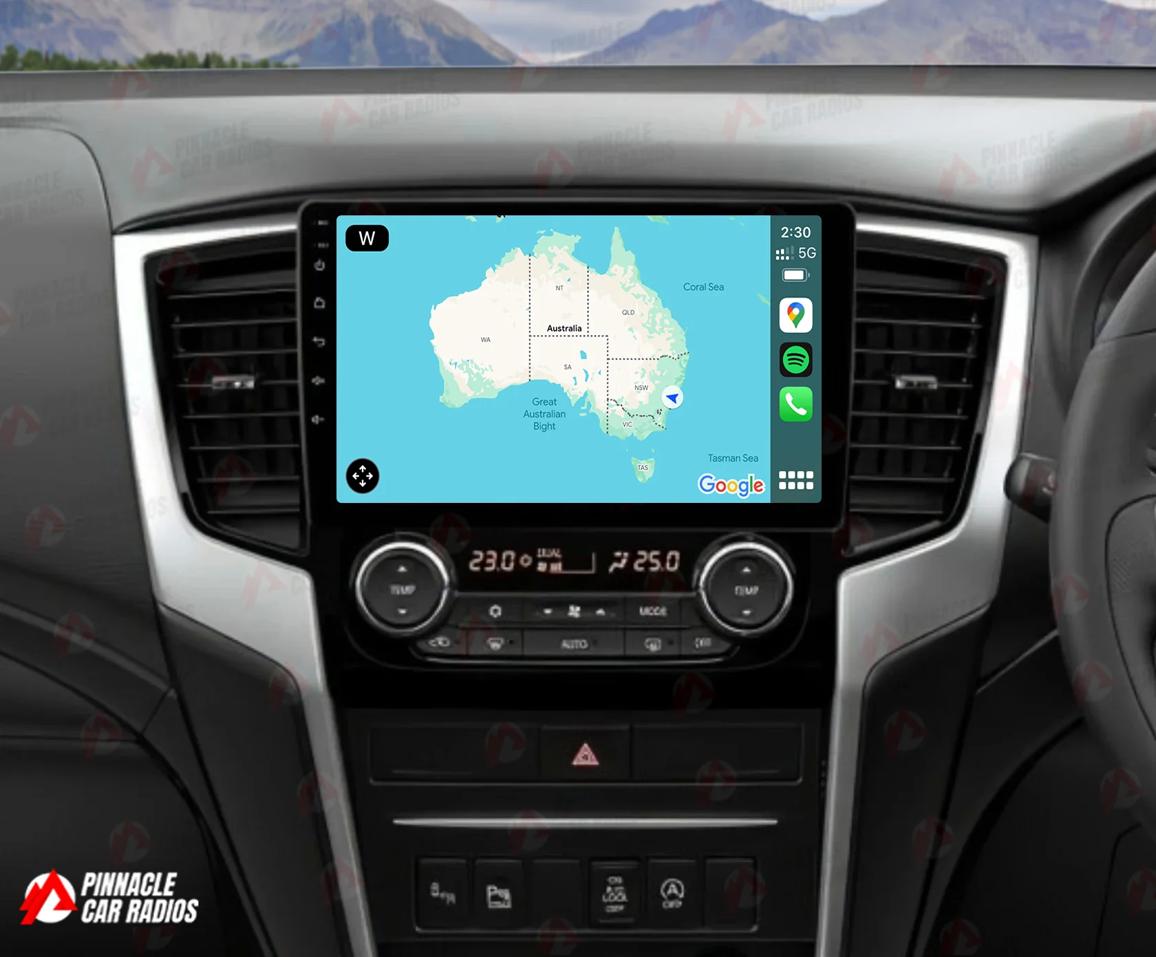 Mitsubishi Triton 2019-2024 Wireless CarPlay Headunit Kit - Image 5