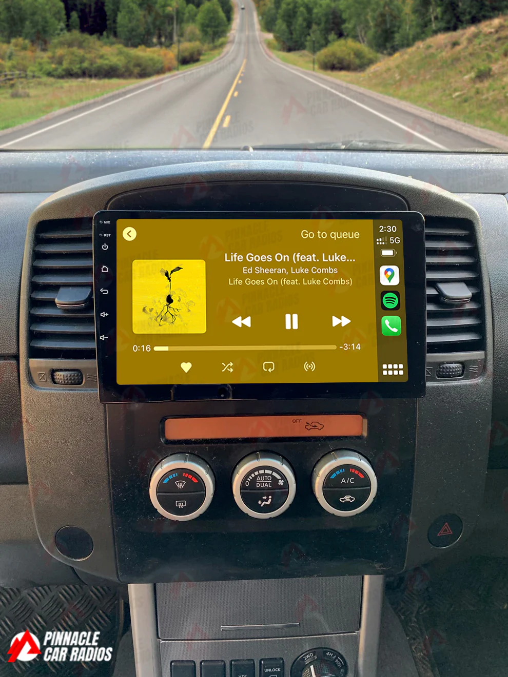 Nissan Navara 2005-2015 D40 (Spanish Build) Wireless CarPlay Headunit Kit - Image 3