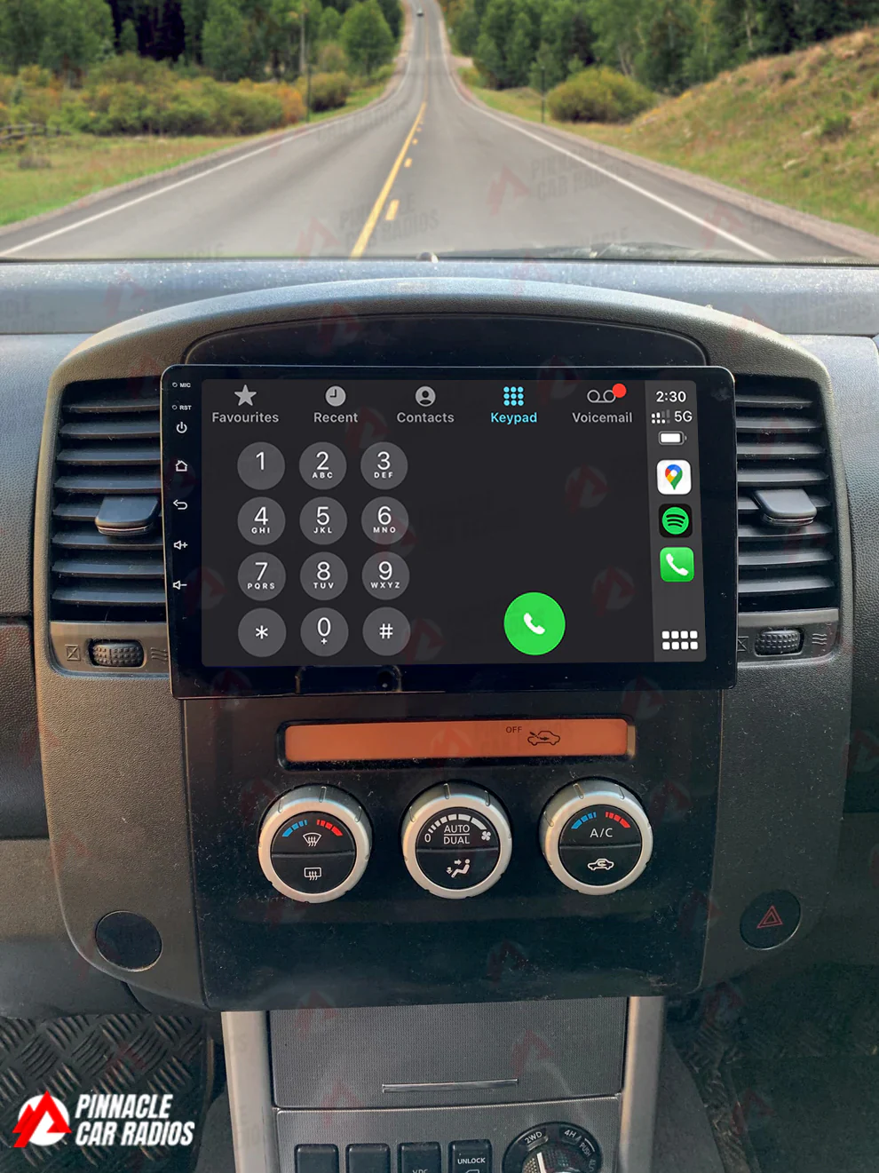 Nissan Navara 2005-2015 D40 (Spanish Build) Wireless CarPlay Headunit Kit - Image 4