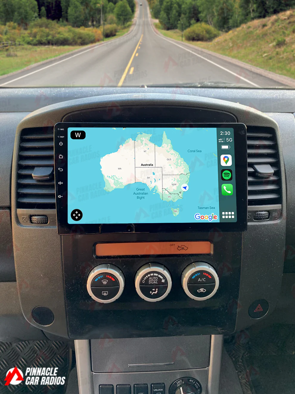 Nissan Navara 2005-2015 D40 (Spanish Build) Wireless CarPlay Headunit Kit - Image 5