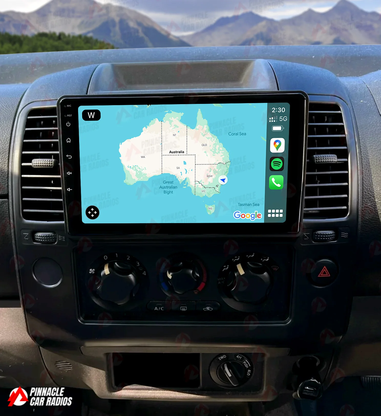 Nissan Navara 2005-2015 D40 (Thai Build) Wireless CarPlay Headunit Kit - Image 5