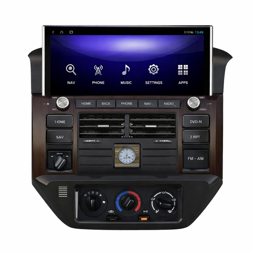Nissan Patrol Tesla-Style Screen Y61 2007-2021 Wireless CarPlay Headunit Kit - Image 3