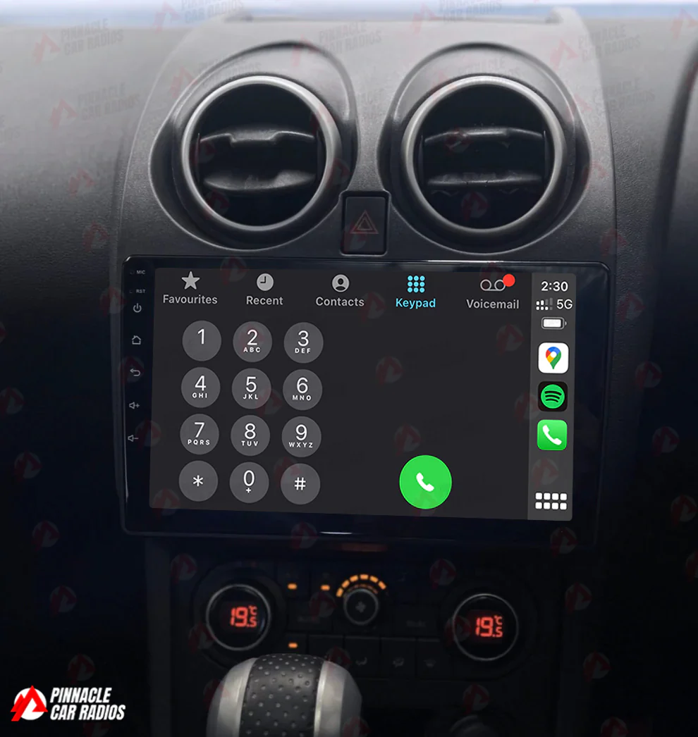 Nissan Dualis Qashqai J10 2007-2013 Wireless CarPlay Headunit Kit - Image 4