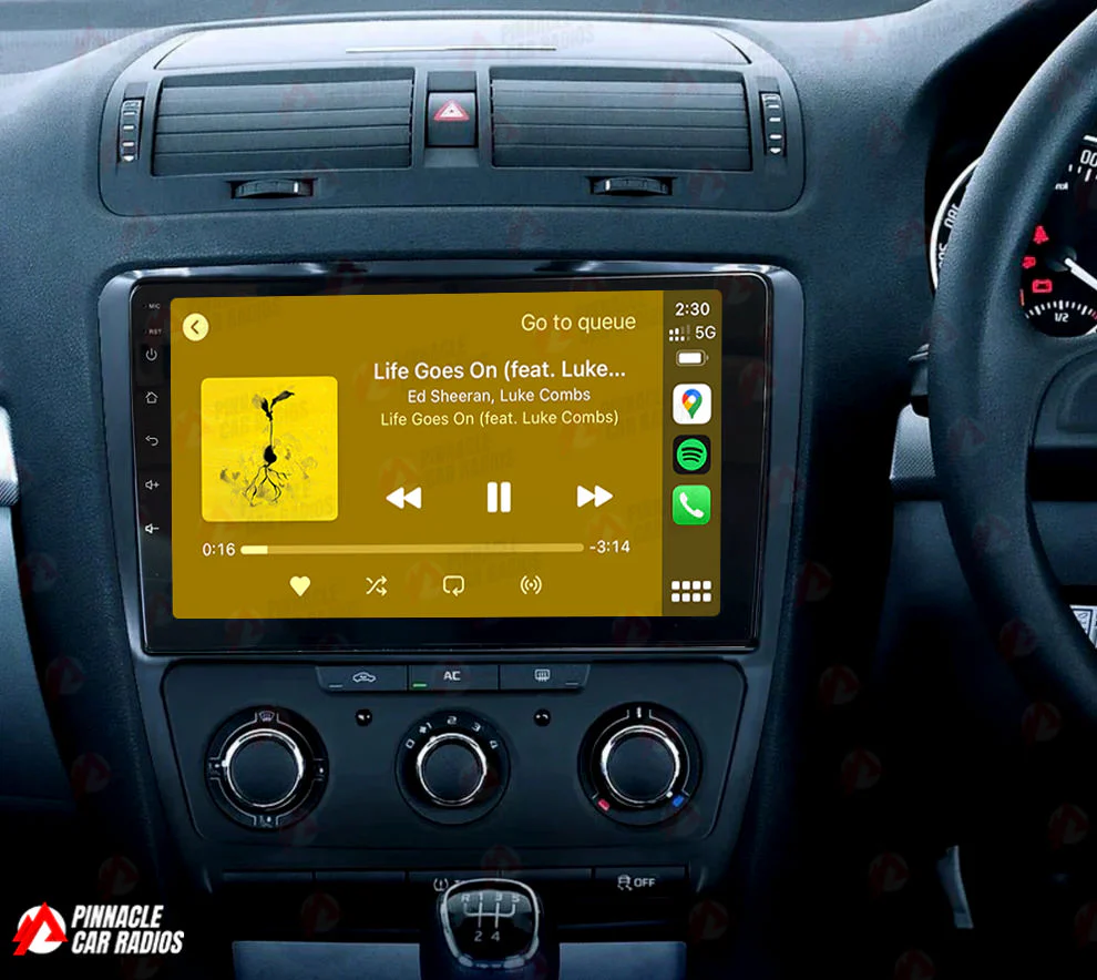 Skoda Octavia 2007-2013 Wireless CarPlay Headunit Kit - Image 3