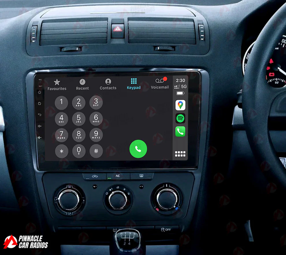 Skoda Octavia 2007-2013 Wireless CarPlay Headunit Kit - Image 4