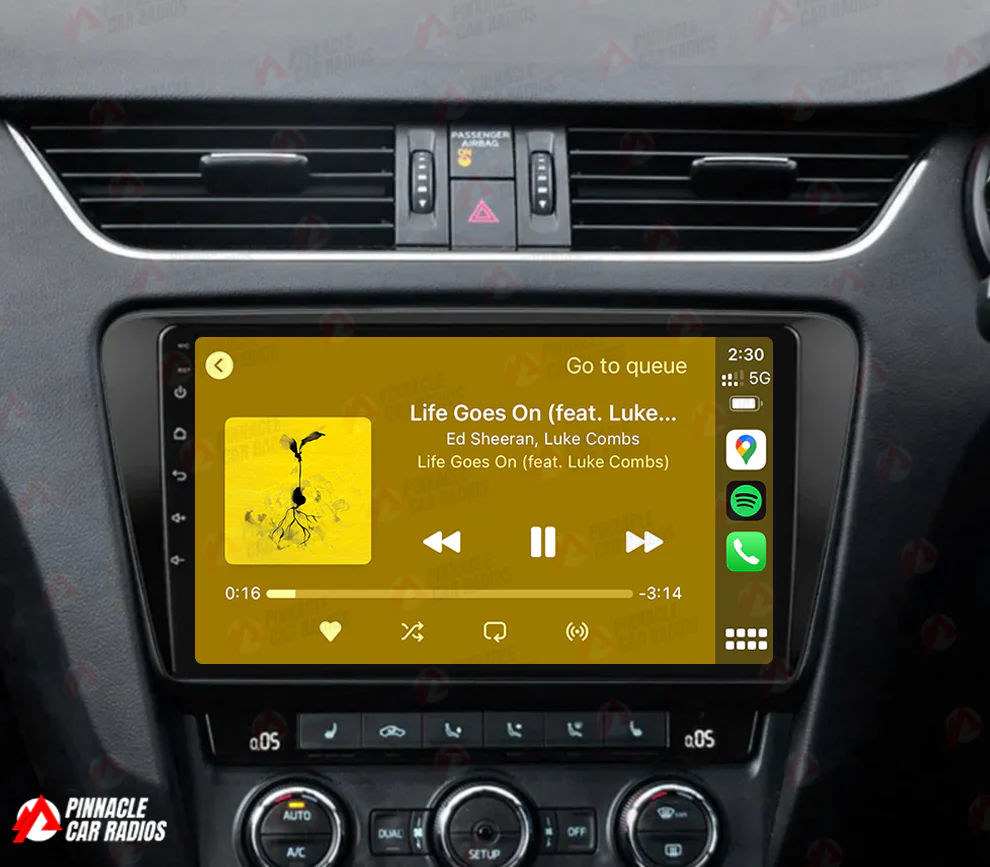 Skoda Octavia 2013-2017 Wireless CarPlay Headunit Kit - Image 3