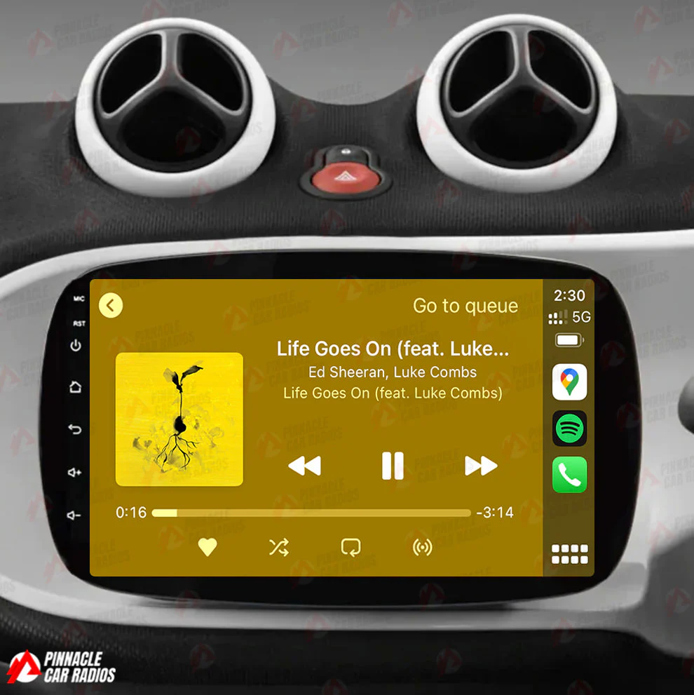 Smart Fortwo 2016-2020 Wireless CarPlay Headunit Kit - Image 3