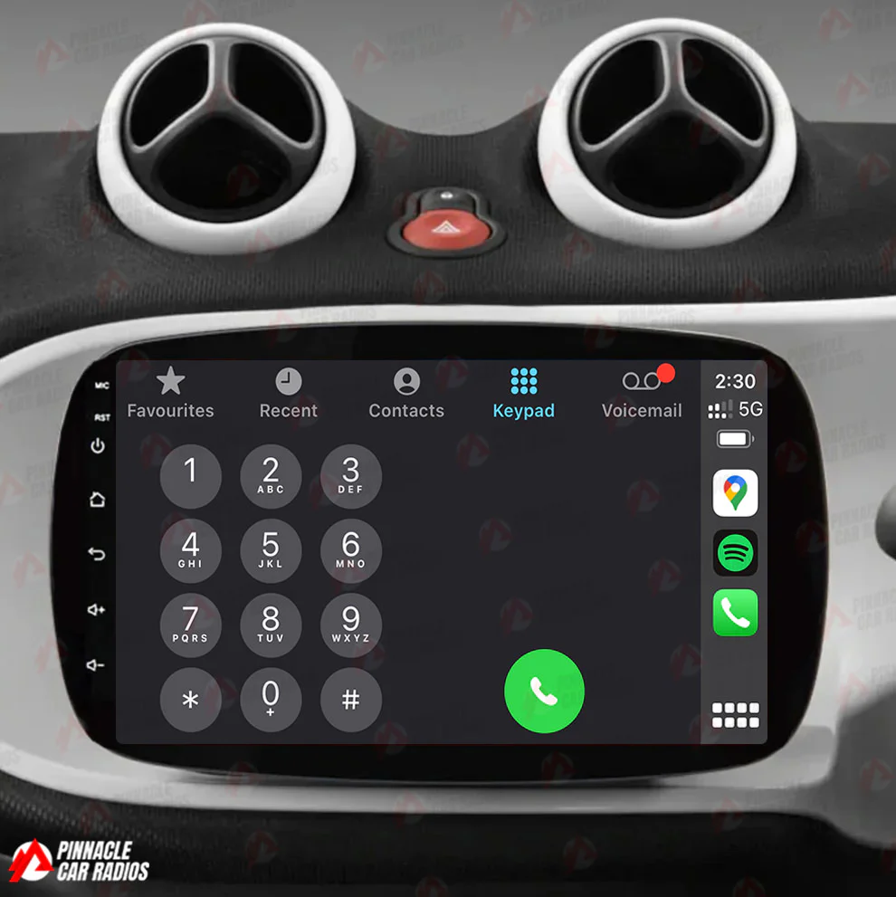 Smart Fortwo 2016-2020 Wireless CarPlay Headunit Kit - Image 4