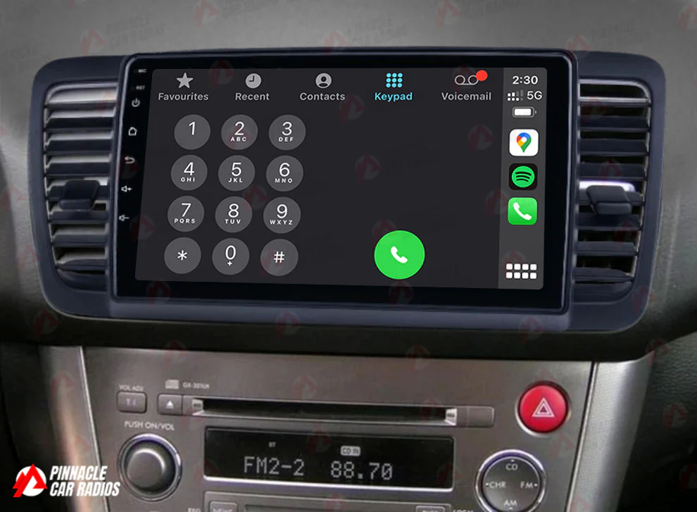 Subaru Outback 2004-2008 Wireless CarPlay Headunit Kit - Image 4