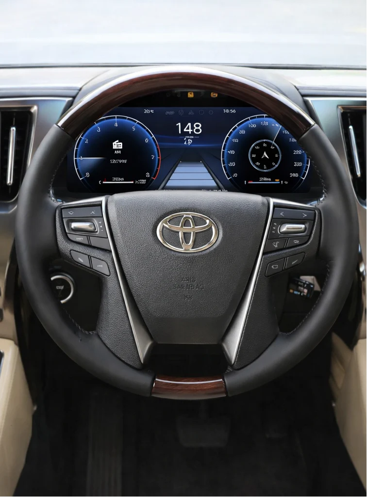 Toyota Alphard 30/35 series 2015-2022 Digital Instrument Cluster