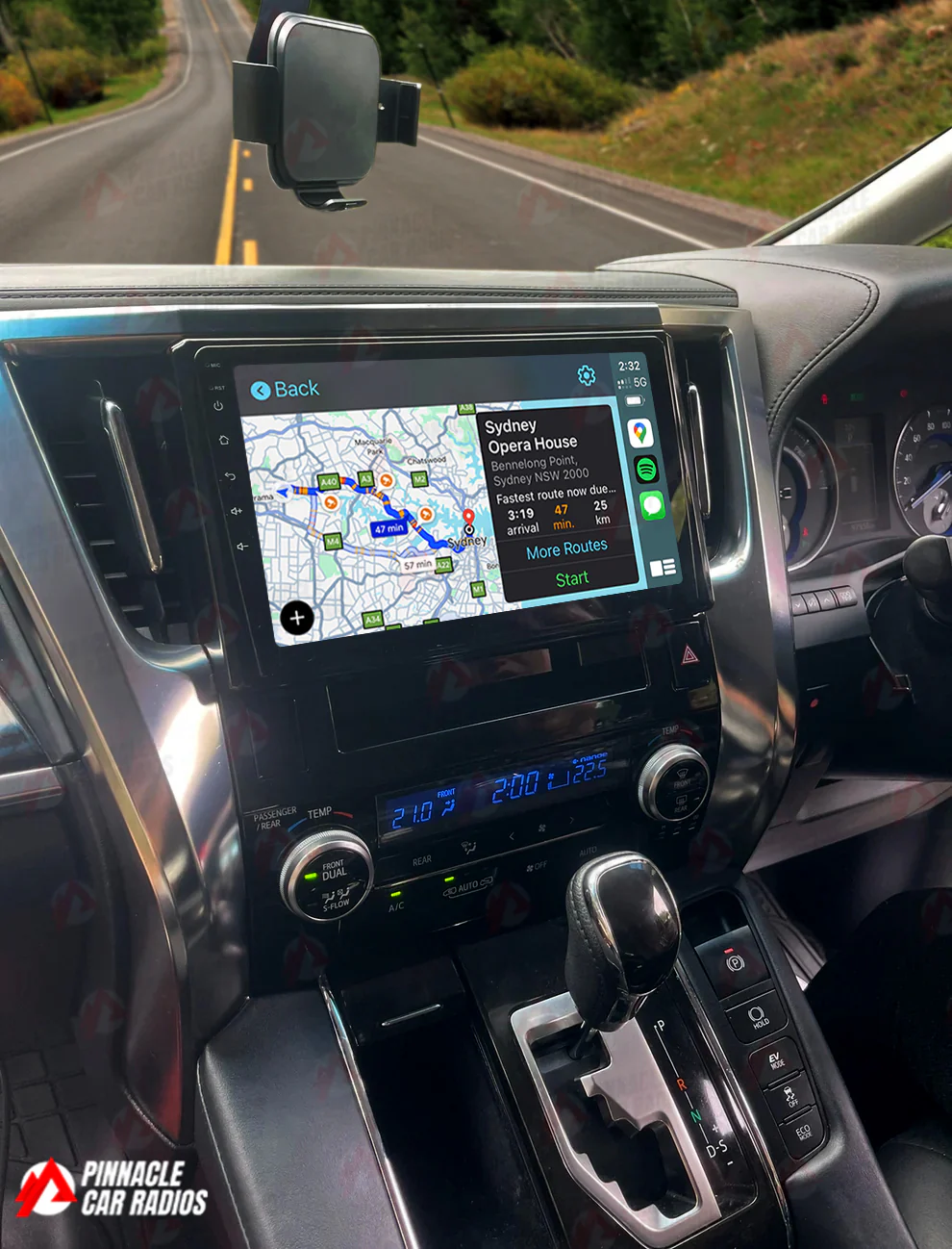 Toyota Alphard Vellfire 2015+ Wireless CarPlay Headunit Kit - Image 2