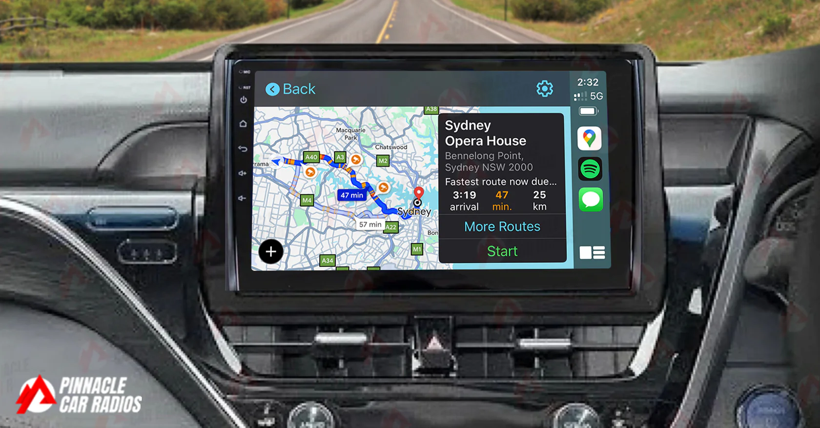 Toyota Camry 2021-2023 Wireless CarPlay Headunit Kit - Image 2