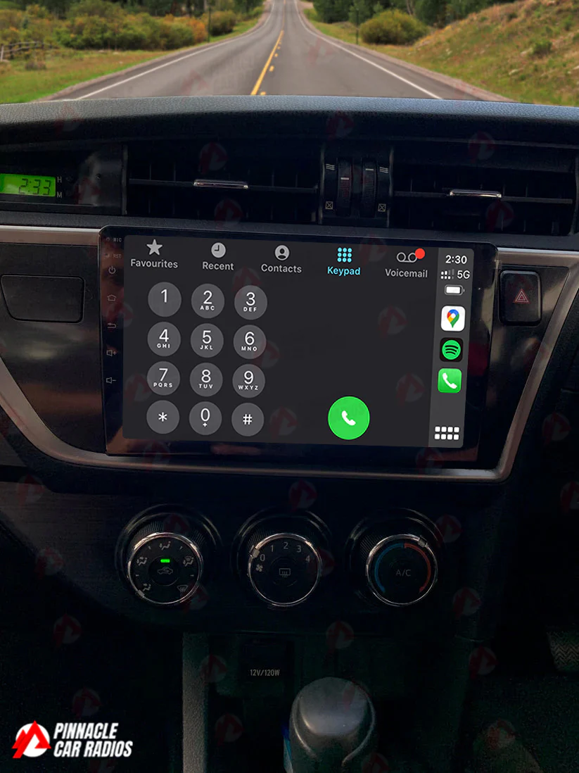 Toyota Corolla Hatch 2012-2015 Wireless CarPlay Headunit Kit - Image 4