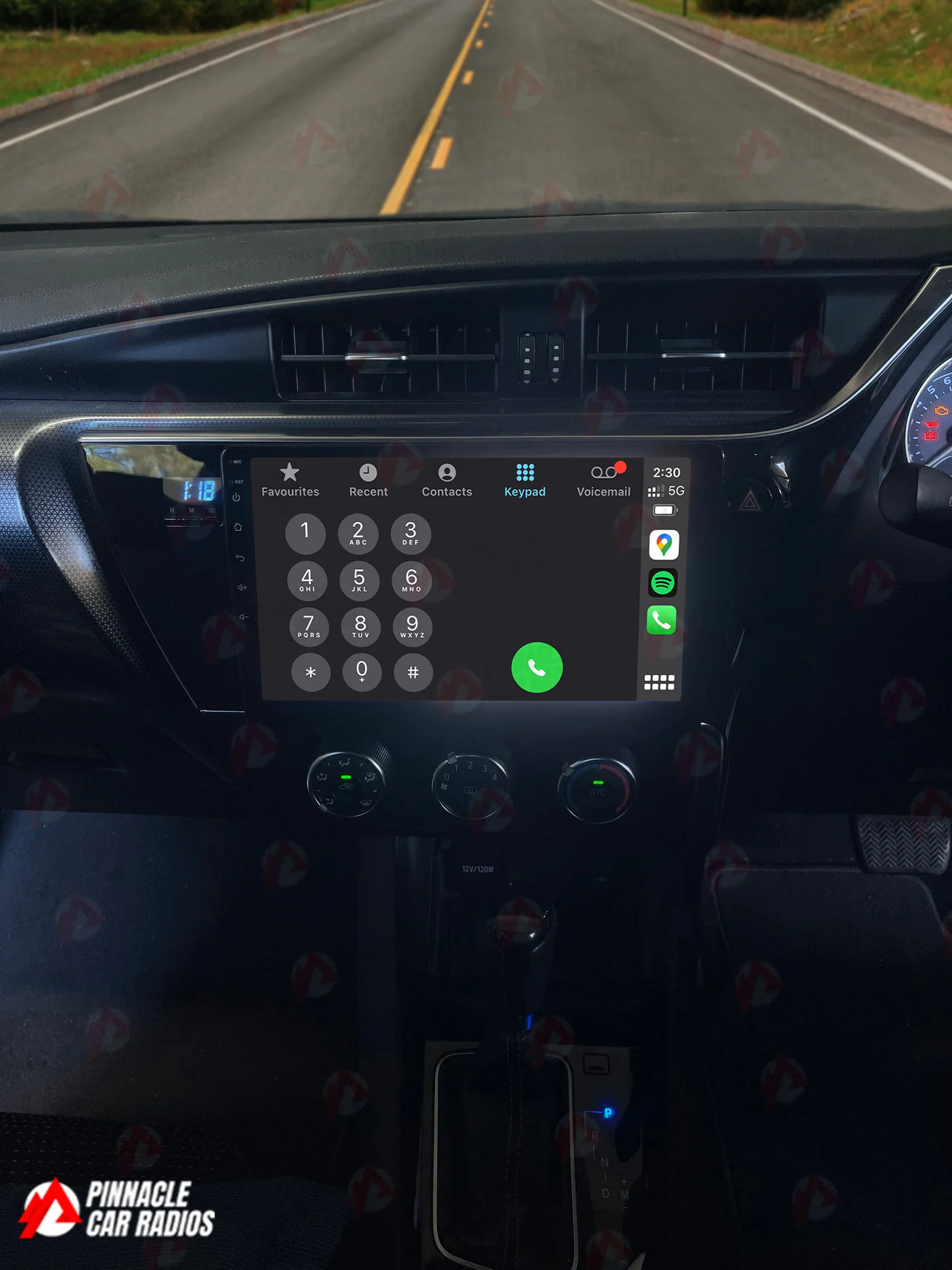 Toyota Corolla Hatch 2015-2018 Wireless CarPlay Headunit Kit - Image 4