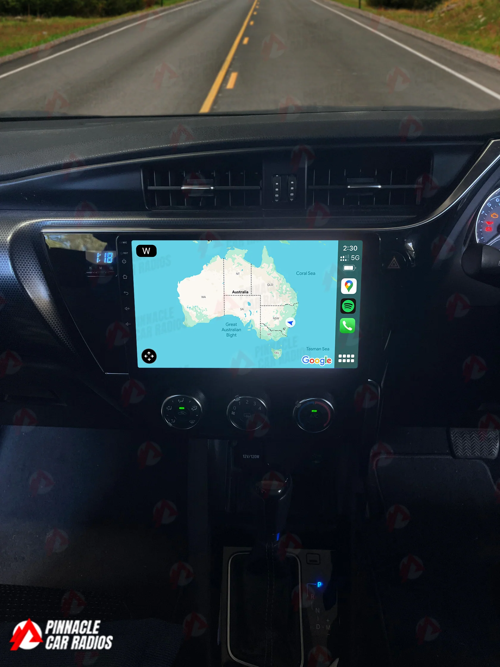 Toyota Corolla Hatch 2015-2018 Wireless CarPlay Headunit Kit - Image 6