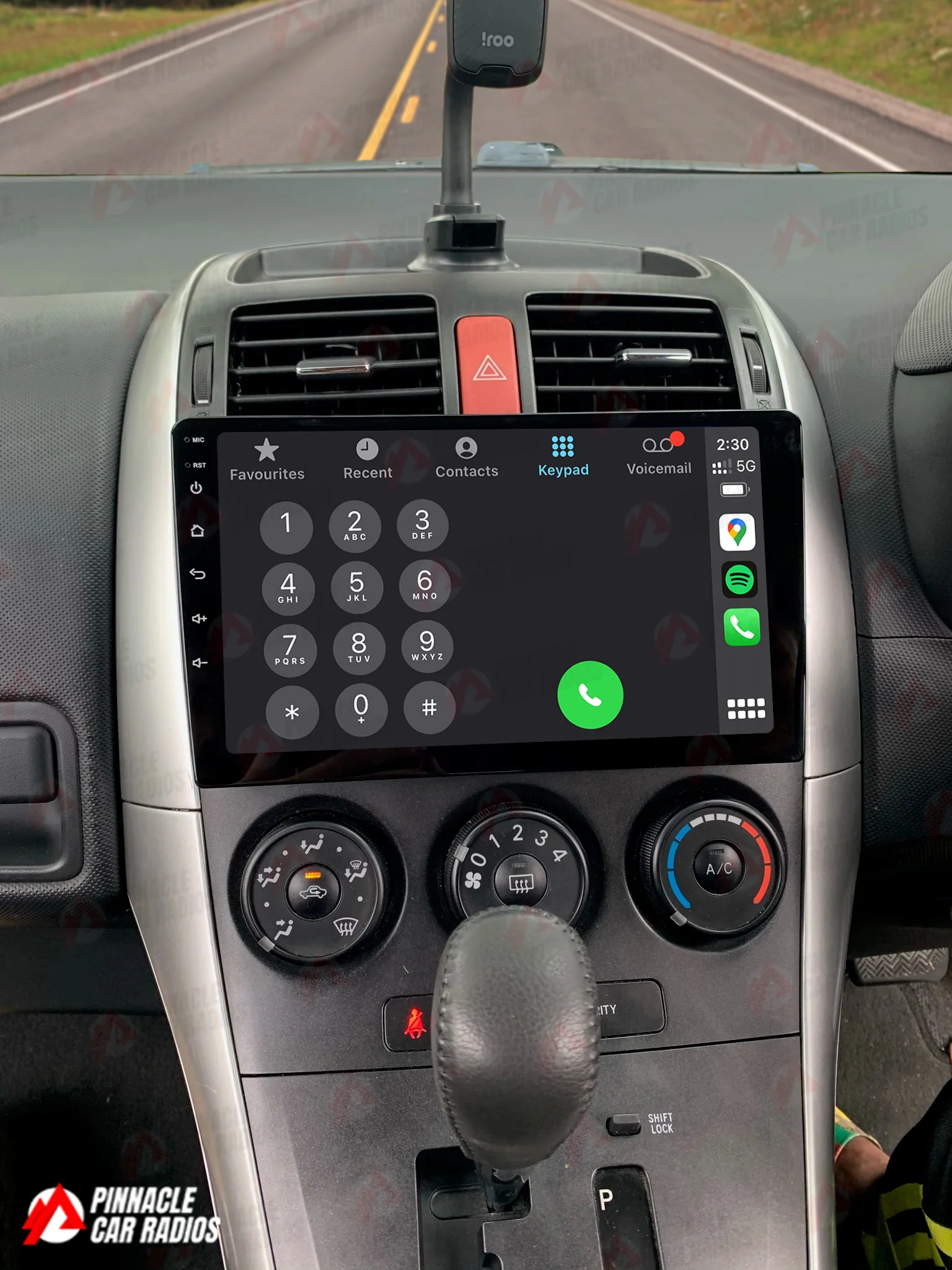 Toyota Corolla Hatchback 2007-2011 Wireless CarPlay Headunit Kit - Image 4