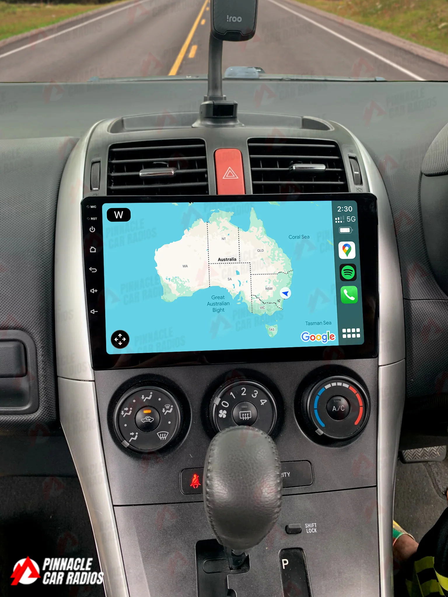 Toyota Corolla Hatchback 2007-2011 Wireless CarPlay Headunit Kit - Image 5