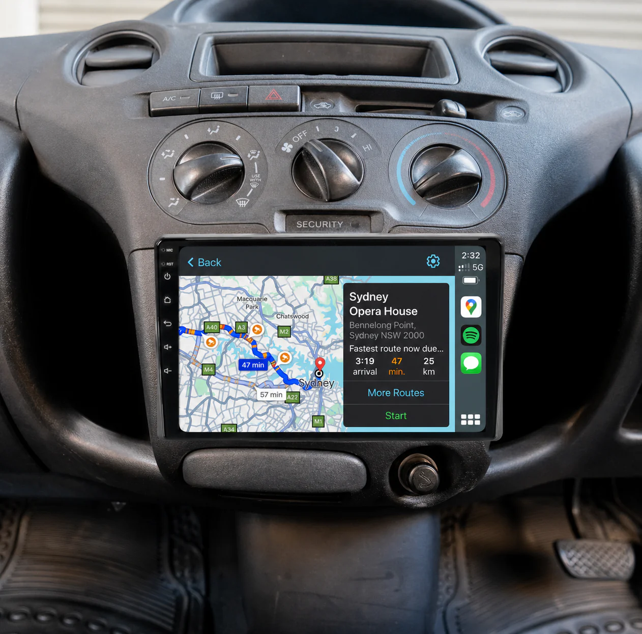 Toyota Echo 1999-2005 Wireless CarPlay Headunit Kit - Image 2