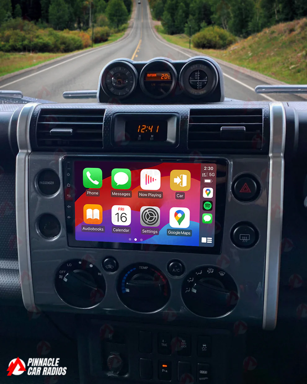 Toyota FJ Cruiser 2011-2015 Wireless CarPlay Headunit Kit