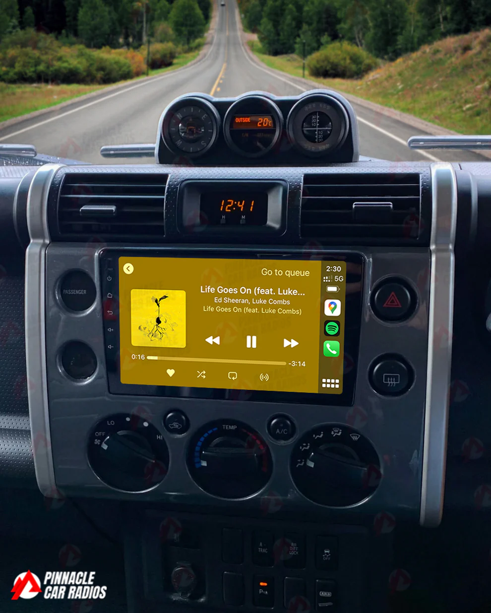 Toyota FJ Cruiser 2011-2015 Wireless CarPlay Headunit Kit - Image 3