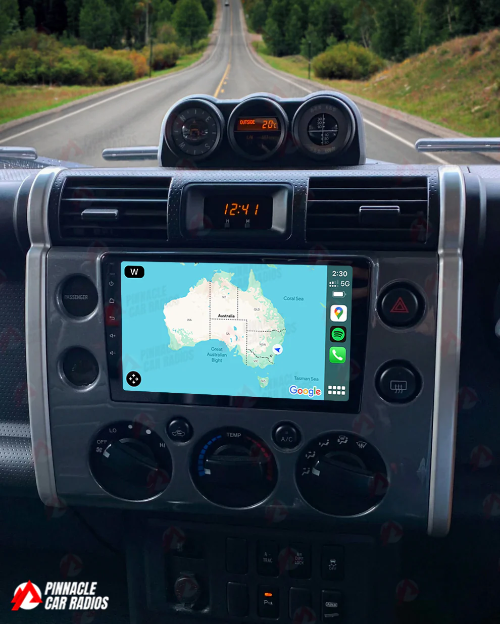 Toyota FJ Cruiser 2011-2015 Wireless CarPlay Headunit Kit - Image 5