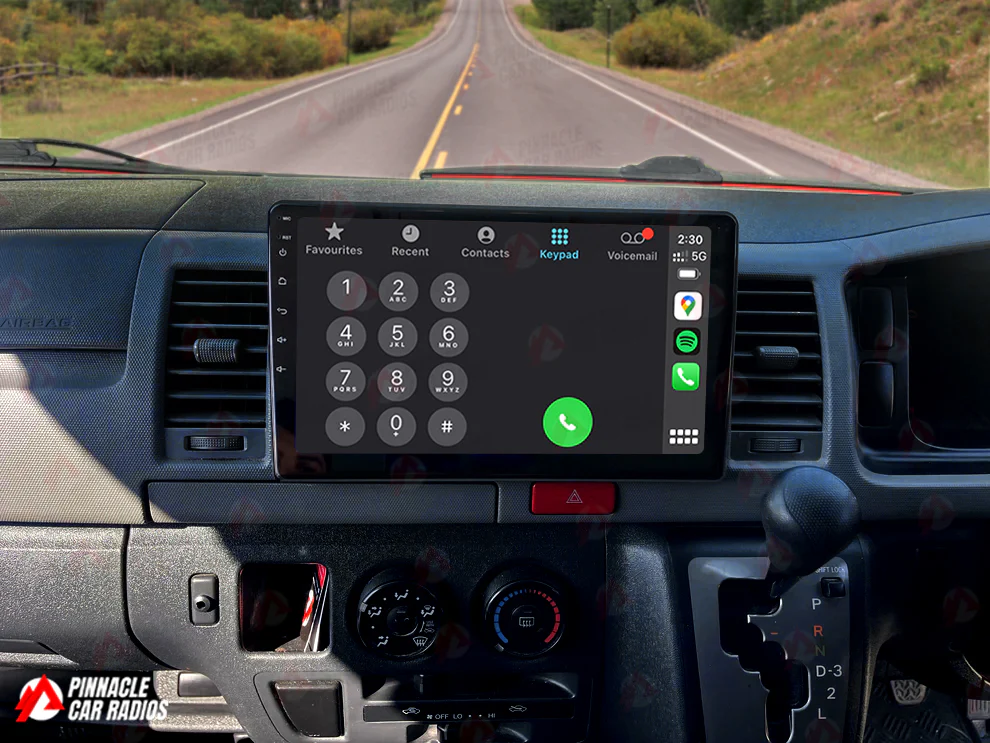 Toyota HiAce 2004-2019 Wireless CarPlay Headunit Kit - Image 4
