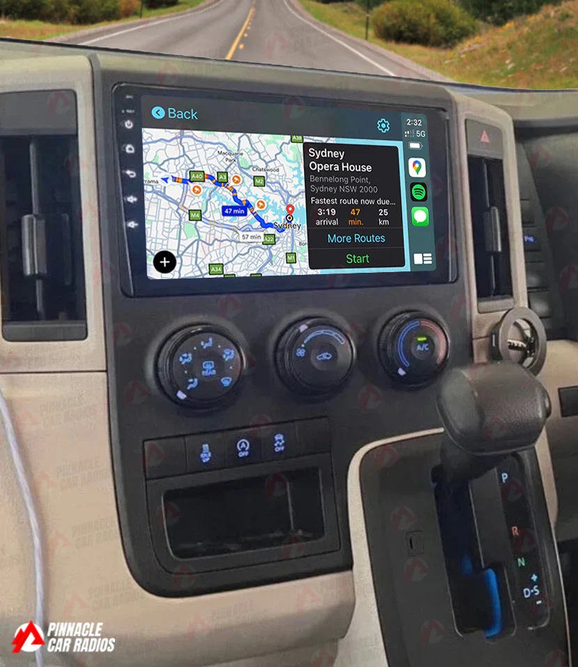 Toyota HiAce 2019-2024 Wireless CarPlay Headunit Kit - Image 2