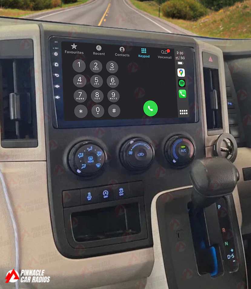 Toyota HiAce 2019-2024 Wireless CarPlay Headunit Kit - Image 4