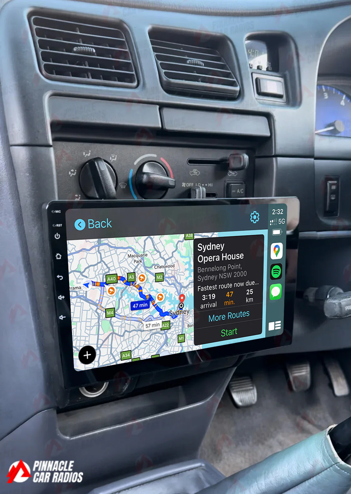 Toyota Hilux 1998-2004 Wireless CarPlay Headunit Kit - Image 5