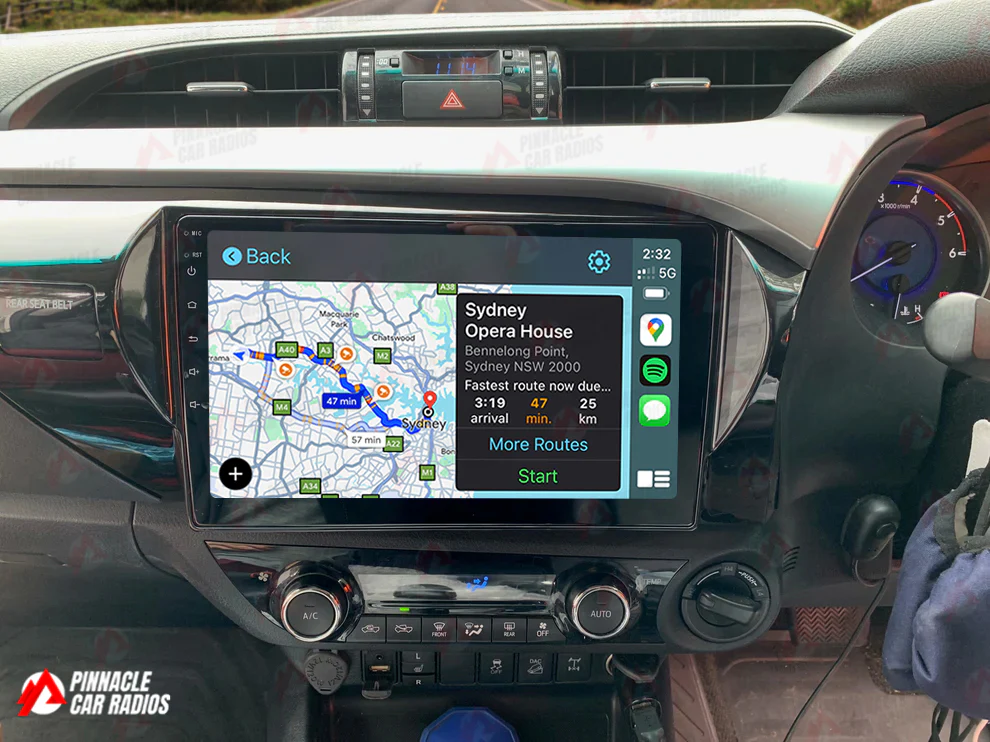 Toyota Hilux 2016-2024 Wireless CarPlay Headunit Kit - Image 2