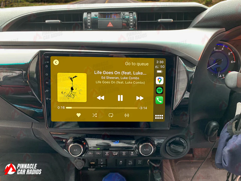 Toyota Hilux 2016-2024 Wireless CarPlay Headunit Kit - Image 3