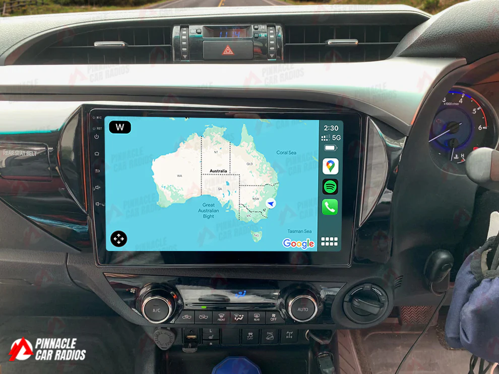 Toyota Hilux 2016-2024 Wireless CarPlay Headunit Kit - Image 5