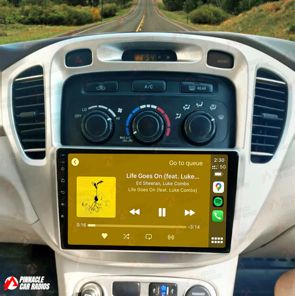 Toyota Kluger 2000-2007 Wireless CarPlay Headunit Kit - Image 3