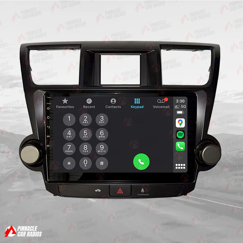 Toyota Kluger 2007-2013 Wireless CarPlay Headunit Kit - Image 10