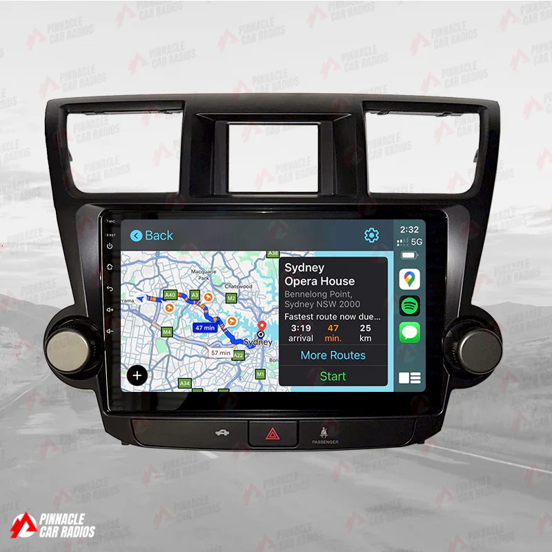 Toyota Kluger 2007-2013 Wireless CarPlay Headunit Kit - Image 8