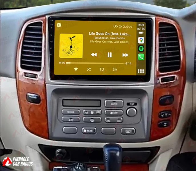 Toyota Land Cruiser 100 Series 1999-2007 Wireless CarPlay Headunit Kit - Image 4