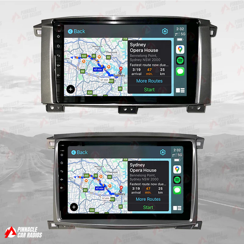 Toyota Land Cruiser 100 Series 1999-2007 Wireless CarPlay Headunit Kit - Image 8