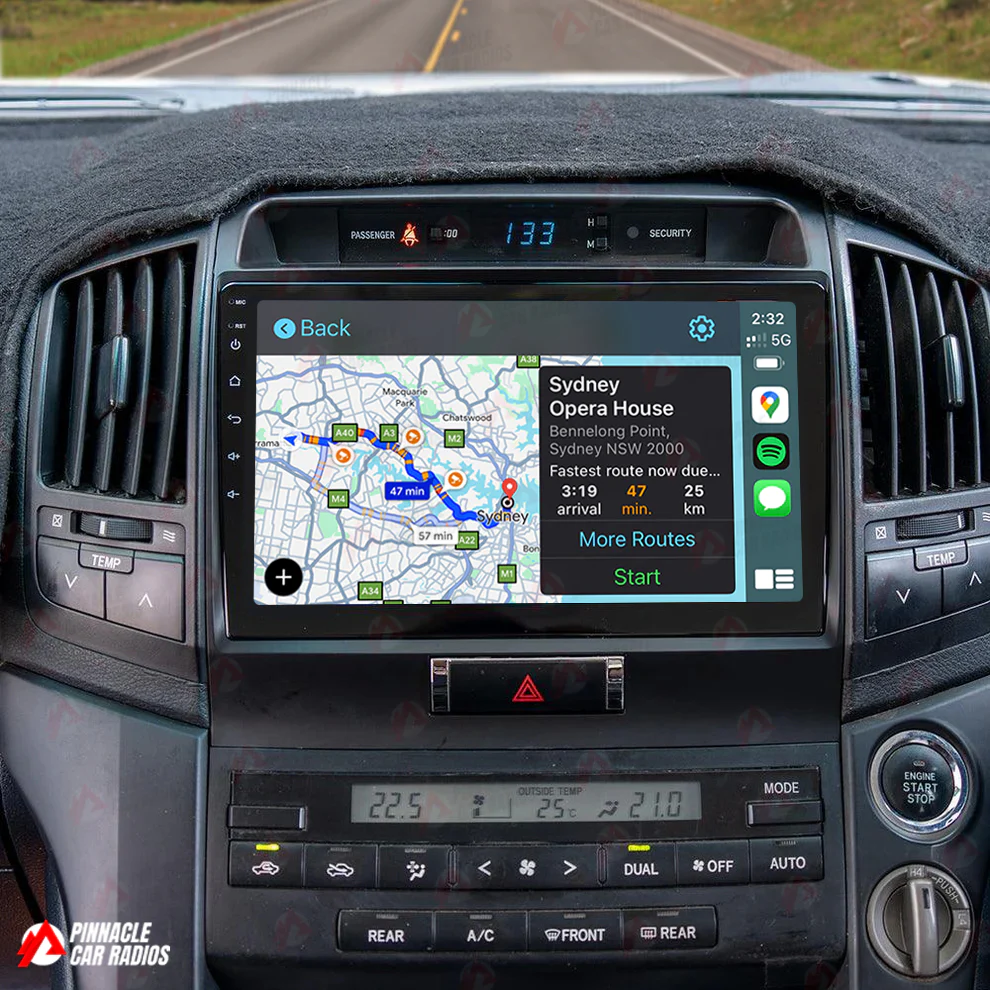 Toyota Land Cruiser 200 Series 2007-2015 Wireless CarPlay Headunit Kit - Image 2